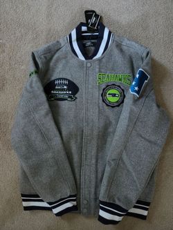 Seattle Seahawks NFL Varsity Jacket with Patches size Large men