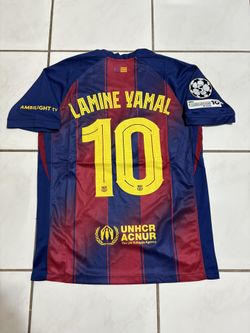 Lamine Yamal FC Barcelona Home Jersey 2025/2026 Mens Size Small Medium Large XL 2XL