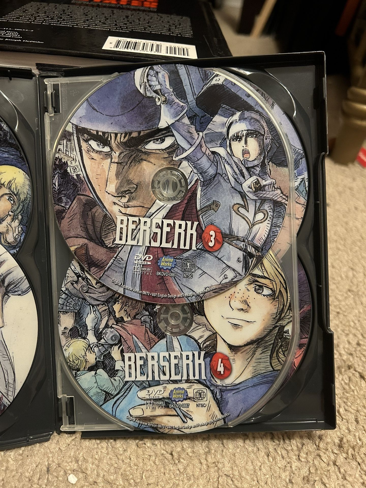 1997 Berserk Full Anime DVD for Sale in Charlotte, NC - OfferUp