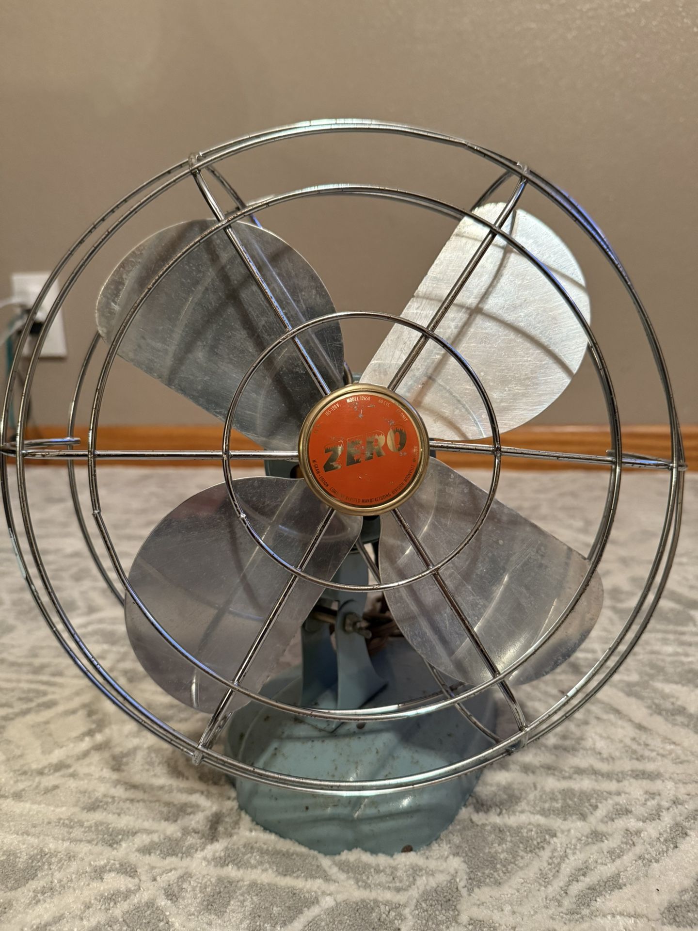Vintage McGraw Edison Zero 12” Fan
