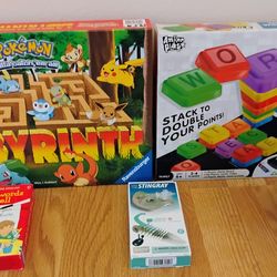 Pokemon boardgame & Word/Reading Games