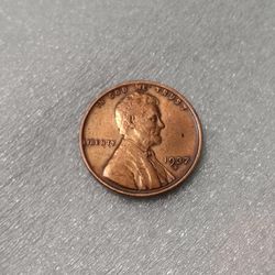 1937-S Wheat Penny Red
