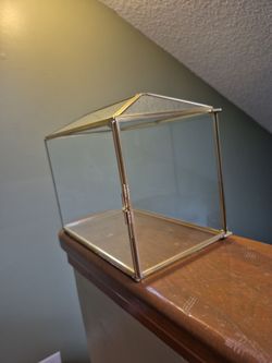 Card Lock Box w/ Gold Trim