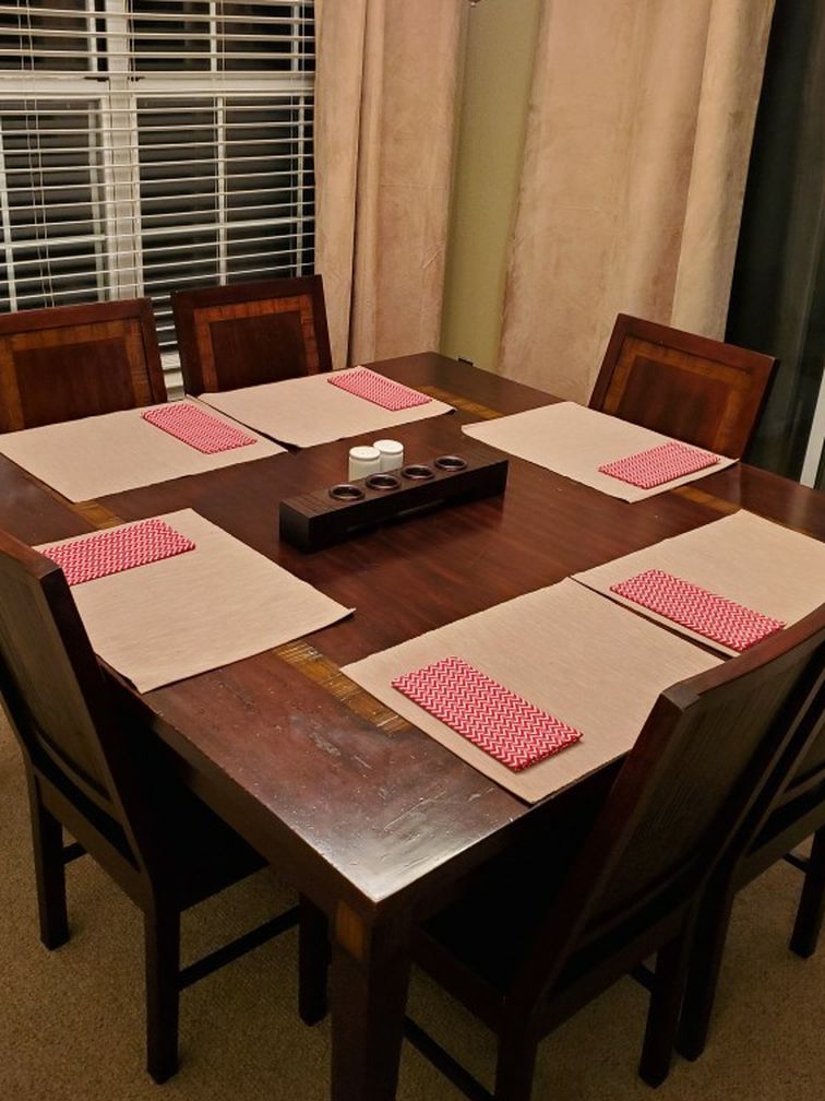 Dining room wood table