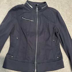 Women’s Black Fitted Jacket Size 4