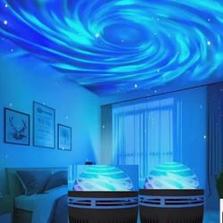 LED Galaxy Projector Light Colorful Galaxy Sky Projector Bedroom Night Light Kids Room Decoration Christmas Party Decoration
