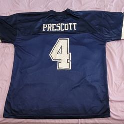 Prescott Dallas Cowboy Jersey Blue 2XLARGE