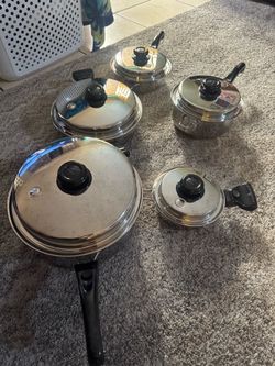 New Saladmaster Cookware Set 5 pz w lids