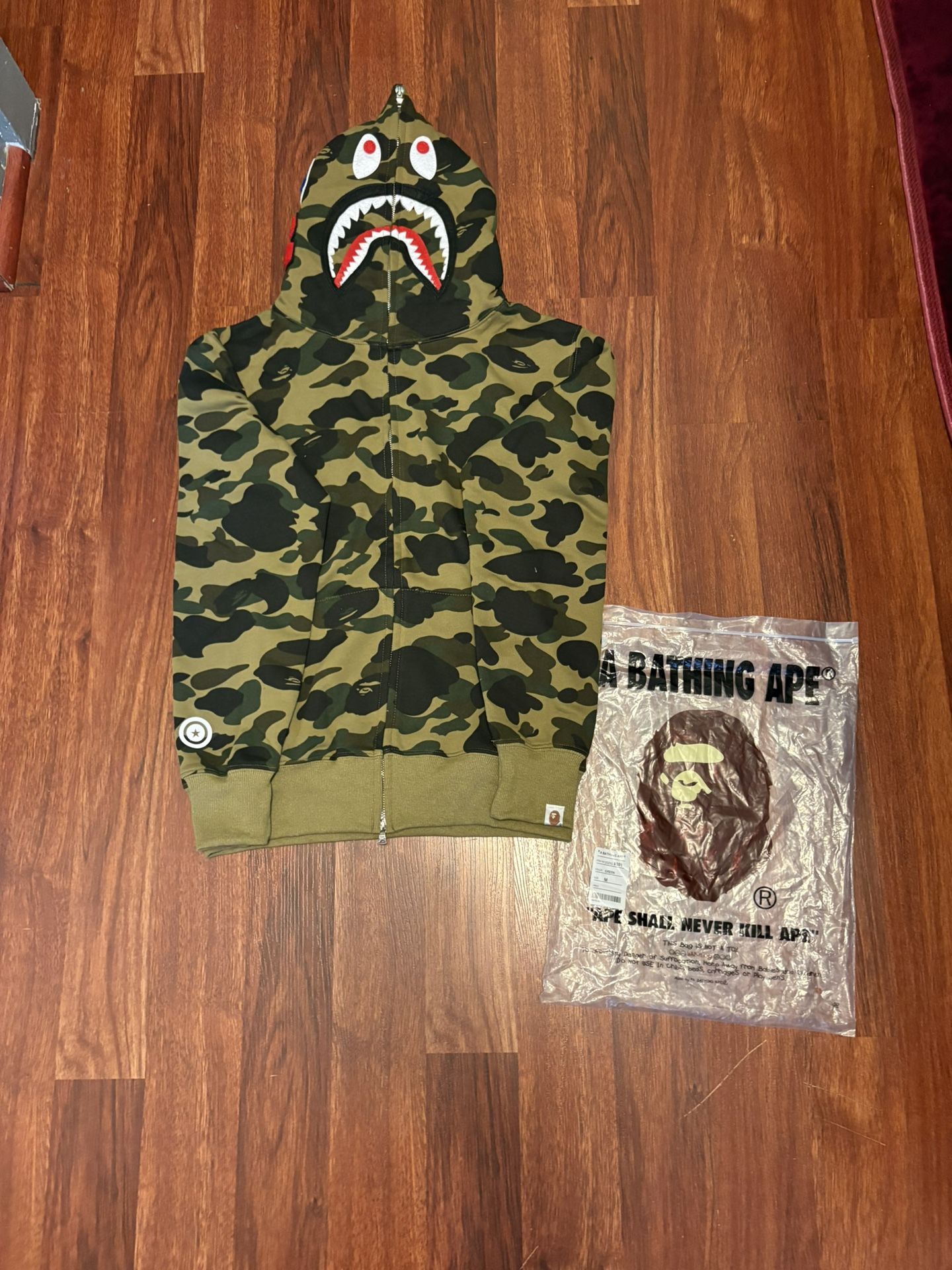 Green Bape Hoodie 