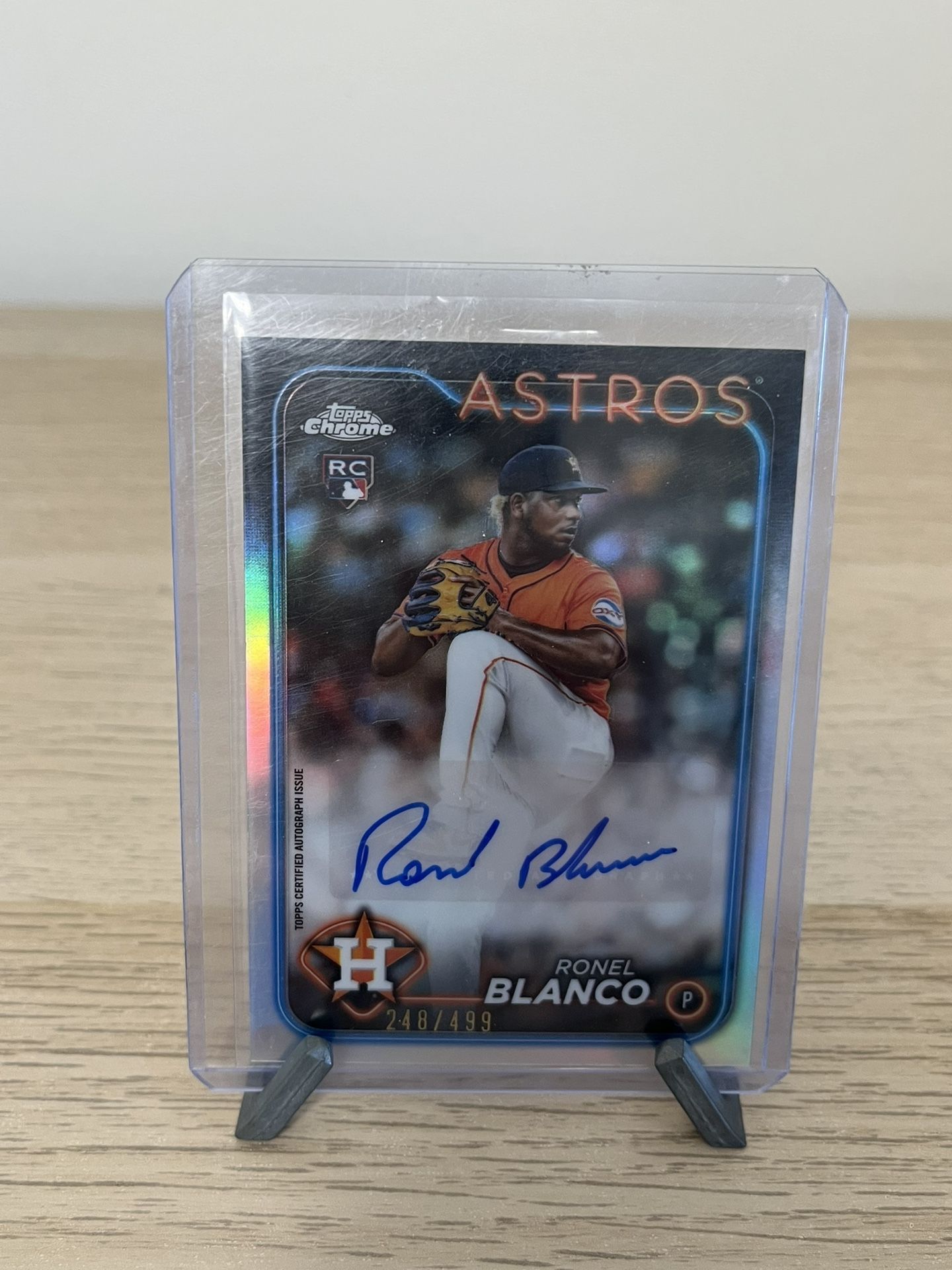 2024 Topps Chrome Ronel Blanco Auto RC /499
