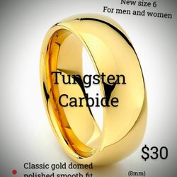Tungsten Carbide Classic Ring