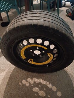 Compact Spare Tire on Steel Wheel