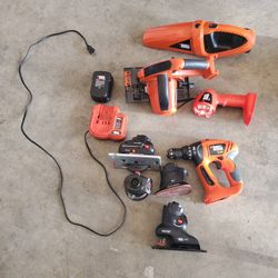 Black and Decker Power  Tools 14.4v 