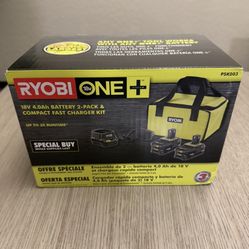 RYOBI 18V ONE+ Starter Kit