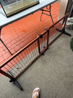 Fence for dogs no used