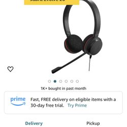 Jabra Evolve Wired Headset 