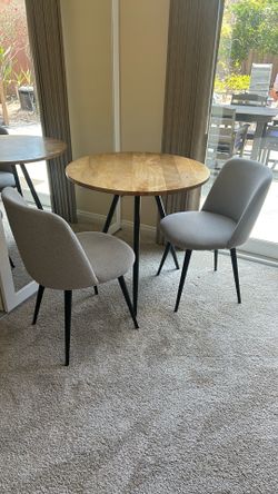 West elm table and chairs