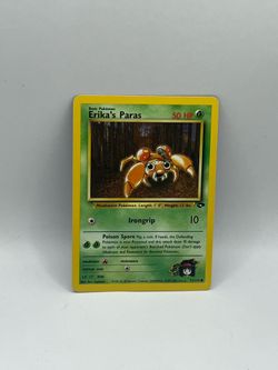 Pokemon Gym Challenge Erika’s Paras Card #71