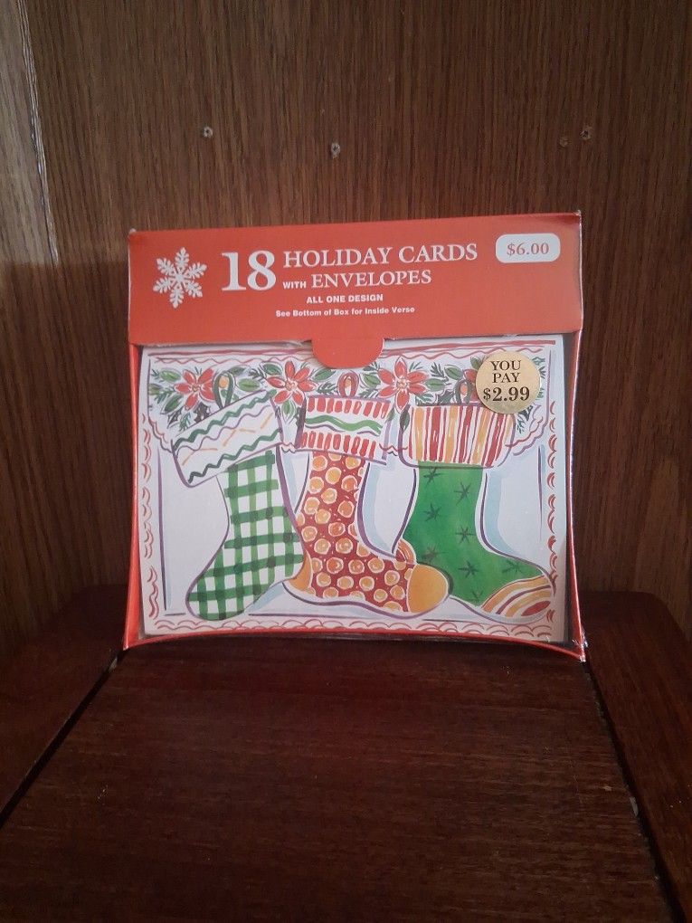 Box Of 18 Unopened Christmas Cards