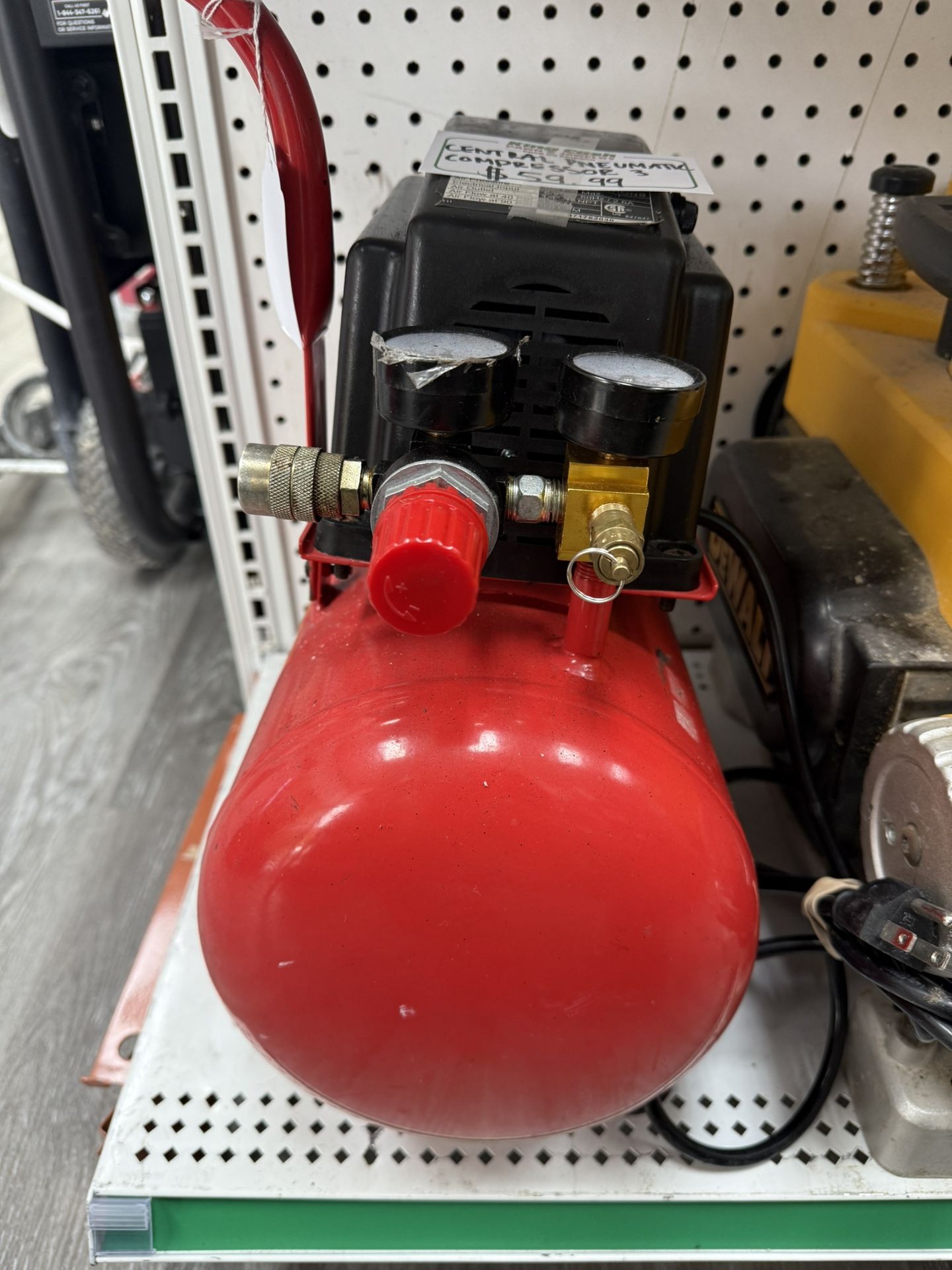 CENTRAL PNEUMATIC COMPRESSOR 