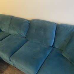 Teal Couch 