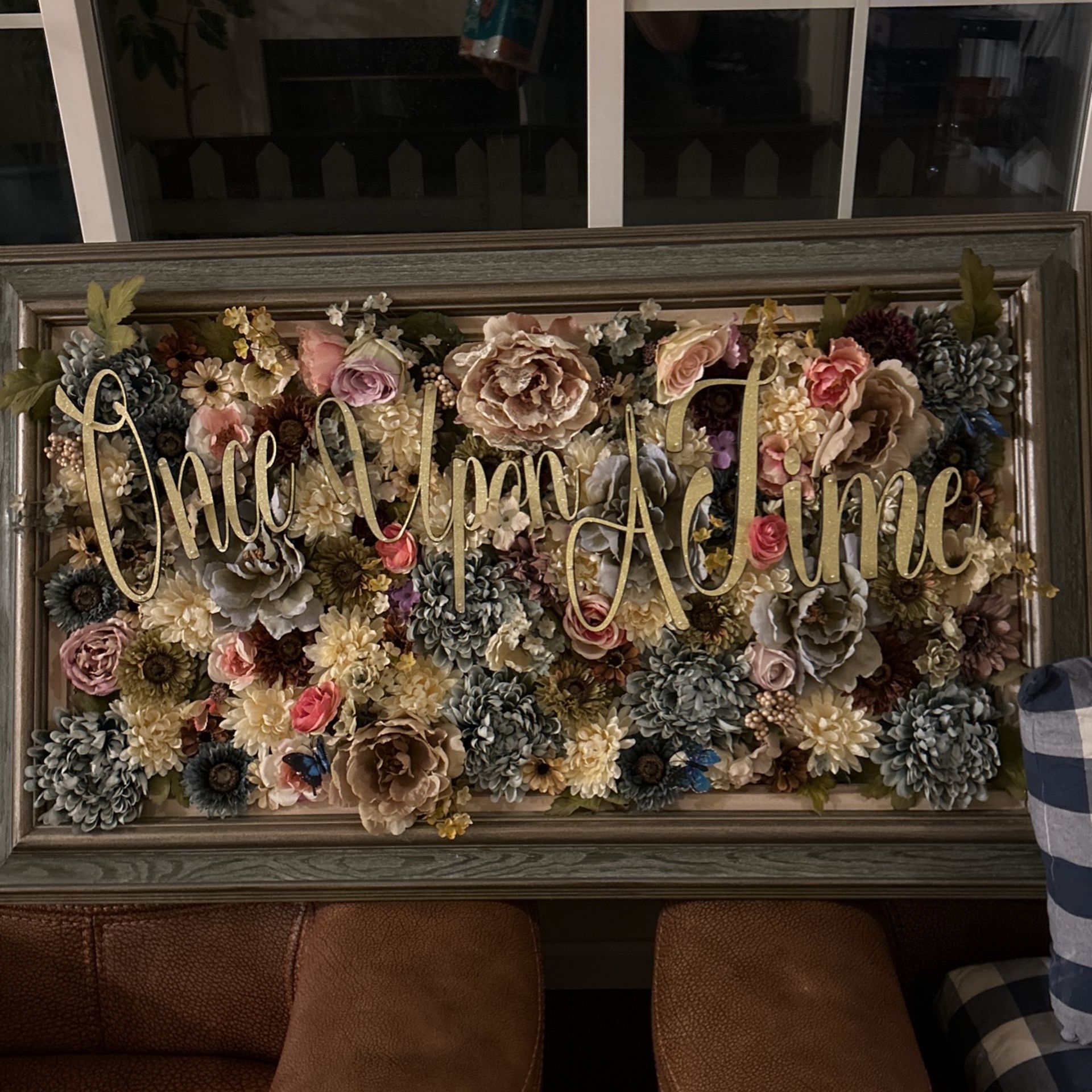 Free DIY Floral Wall Art
