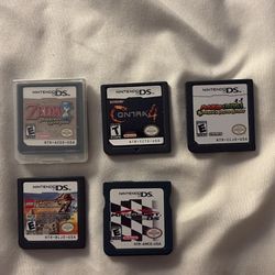 5 Nintendo DS Games