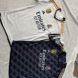Camisetas Real Madrid Playeras Fútbol Soccer Size S M L