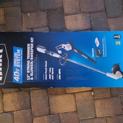 40 Volt Cordless 12 Inch String Trimmer and Blower Combo