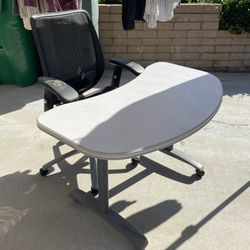 Rolling Desk and Chair