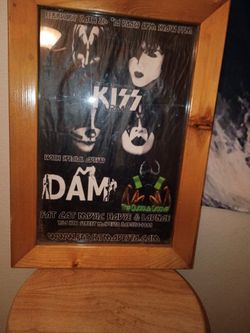 Framed Kiss Poster