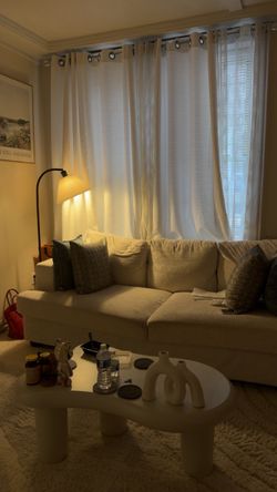 Beige couch