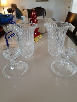 Beautiful Crystal And Vases And Hand Blown Glass
