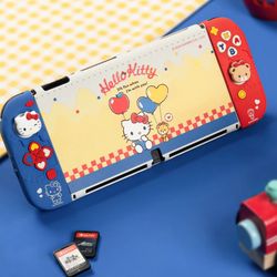New Hello Kitty Nintendo Switch OLED Case + Hello Kitty Screen Protector