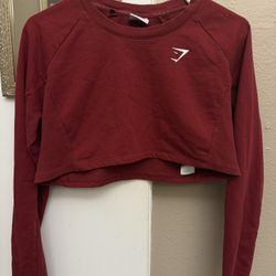 gymshark training crop sweater