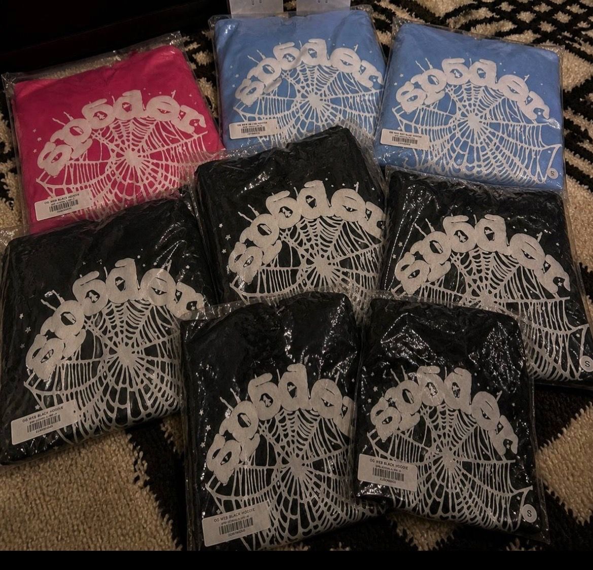 Spider hoodies for sale $95 each