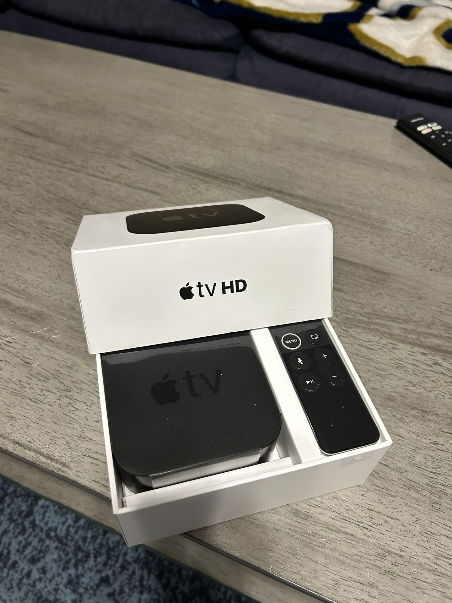 Apple TV HD with remote in original packaging. $65 obo