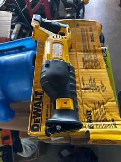 Cordless DeWalt 20V MAX reciprocating saw. This is model DCS380B.tool only. Pick up only.