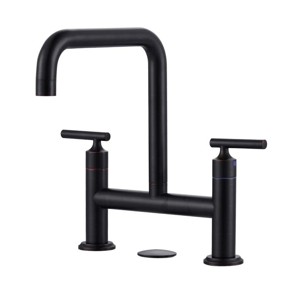 Double Handle Bridge Faucet