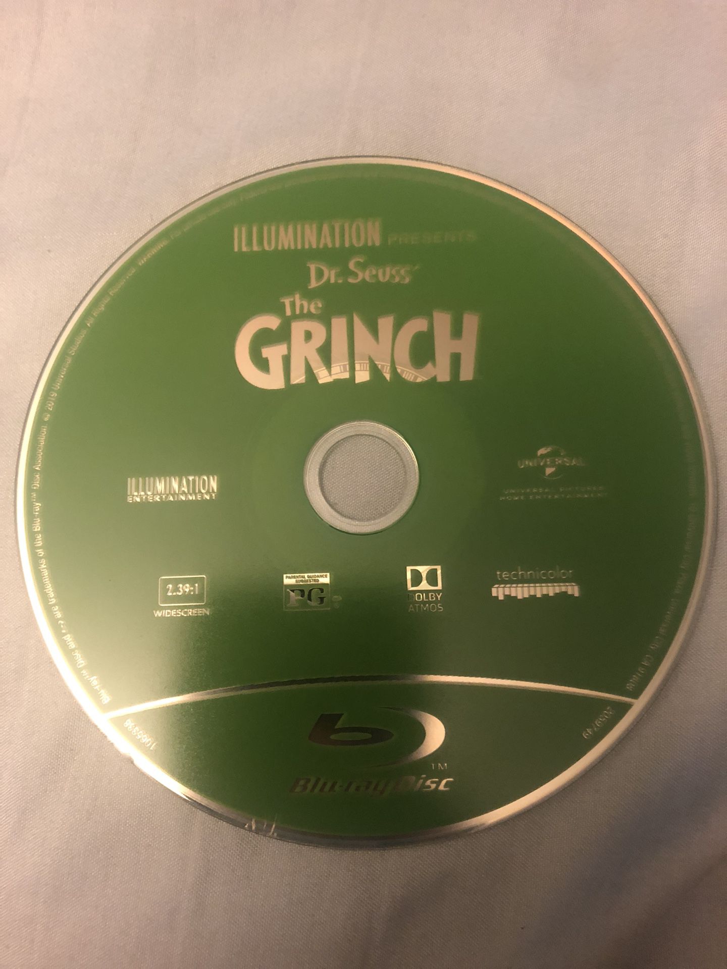 Grinch Bluray 2019