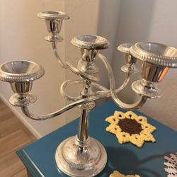 Antique  Silver Candle holder