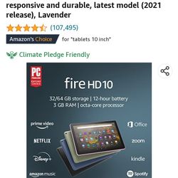 Brand NEW Amazon Fire HD 10