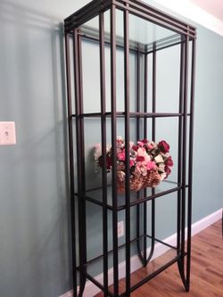 Glass tables and stand