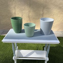 Set Of 3- Pots For Plants 🪴 
