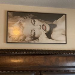 Beautiful Monroe poster, custom framed!!