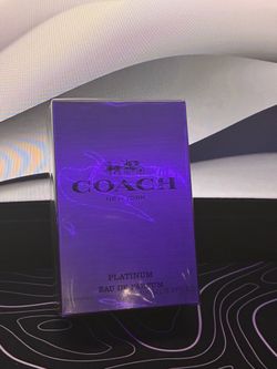 Coach New York platinum