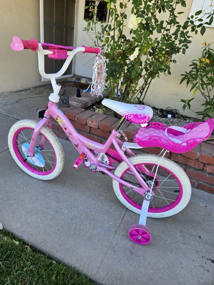 Kids Girls Bike with Training Wheels