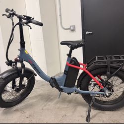 HIPEAK Step-through Folding Elias Ebike Electric bike 1200w 15ah 20" X 4" Fat tires