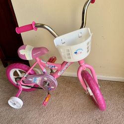 Like New - Pink Kid's Beginner Bicycle with Foam Tire