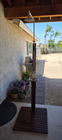 New Outdoor shower